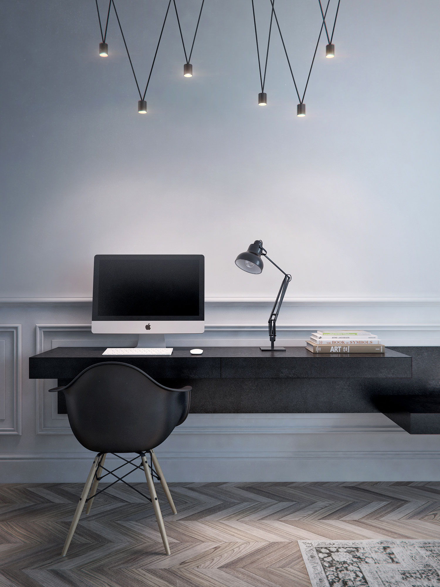An Elegant and Sophisticated Apartment with Chic Parquet Floors in Moscow by INT2 Architecture (4)