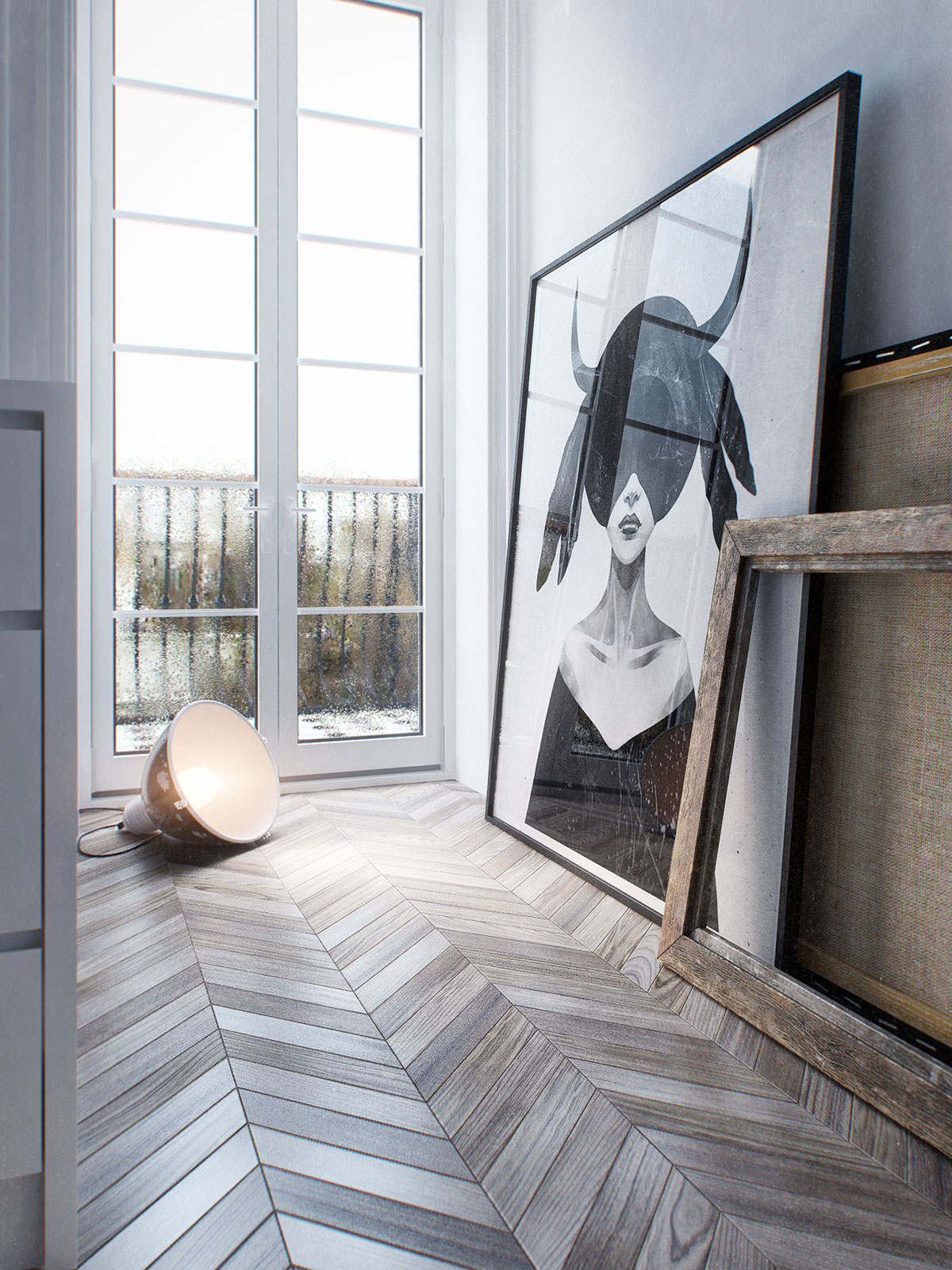 An Elegant and Sophisticated Apartment with Chic Parquet Floors in Moscow by INT2 Architecture (7)