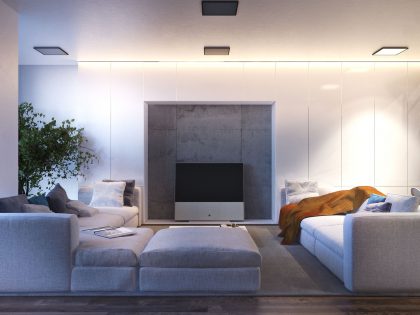 An Elegant and Stylish Modern Apartment for the Classy Homeowner in Kiev by Igor Sirotov Architect (1)