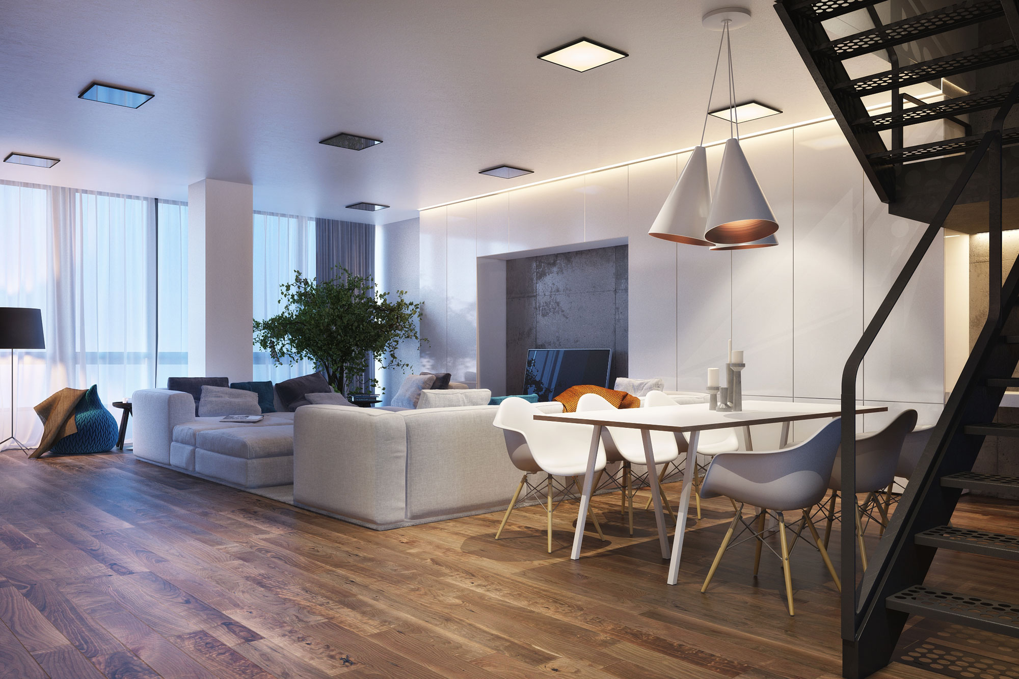 An Elegant and Stylish Modern Apartment for the Classy Homeowner in Kiev by Igor Sirotov Architect (12)