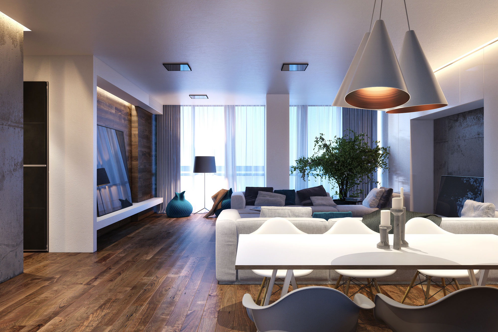 An Elegant and Stylish Modern Apartment for the Classy Homeowner in Kiev by Igor Sirotov Architect (13)