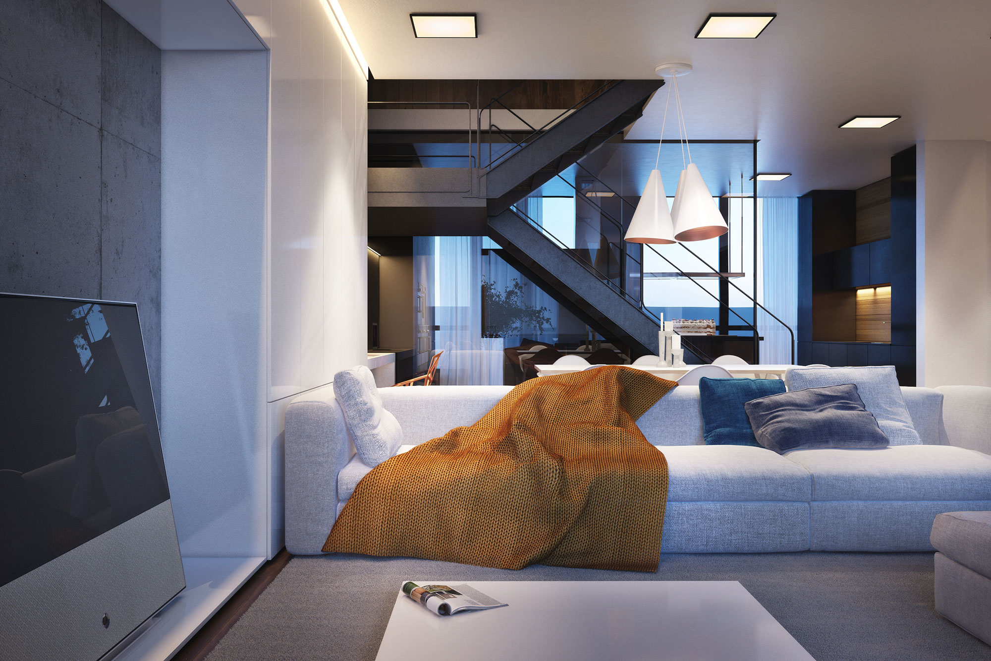 An Elegant and Stylish Modern Apartment for the Classy Homeowner in Kiev by Igor Sirotov Architect (3)