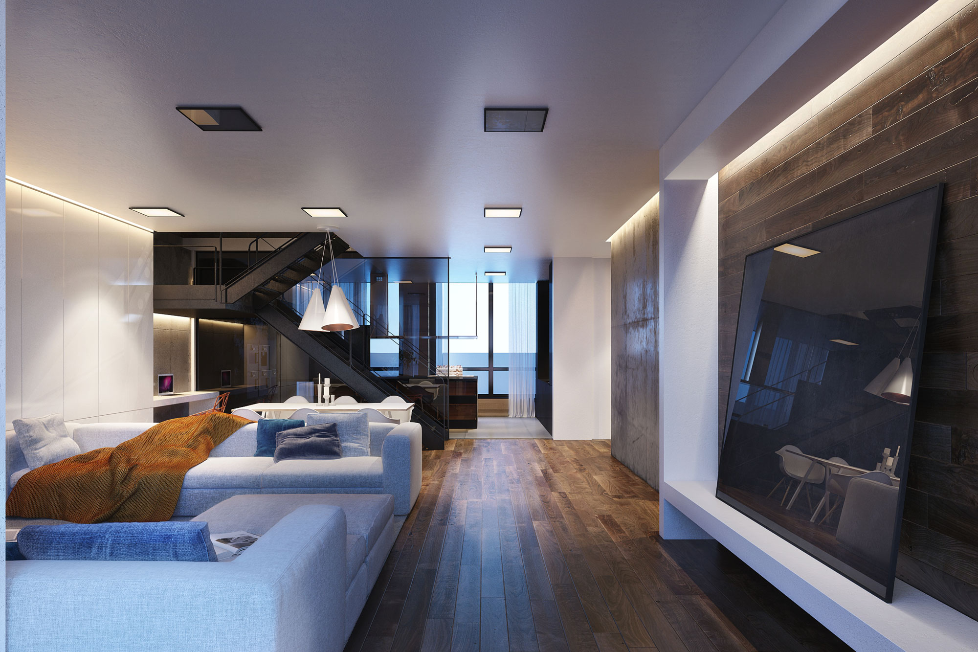 An Elegant and Stylish Modern Apartment for the Classy Homeowner in Kiev by Igor Sirotov Architect (4)