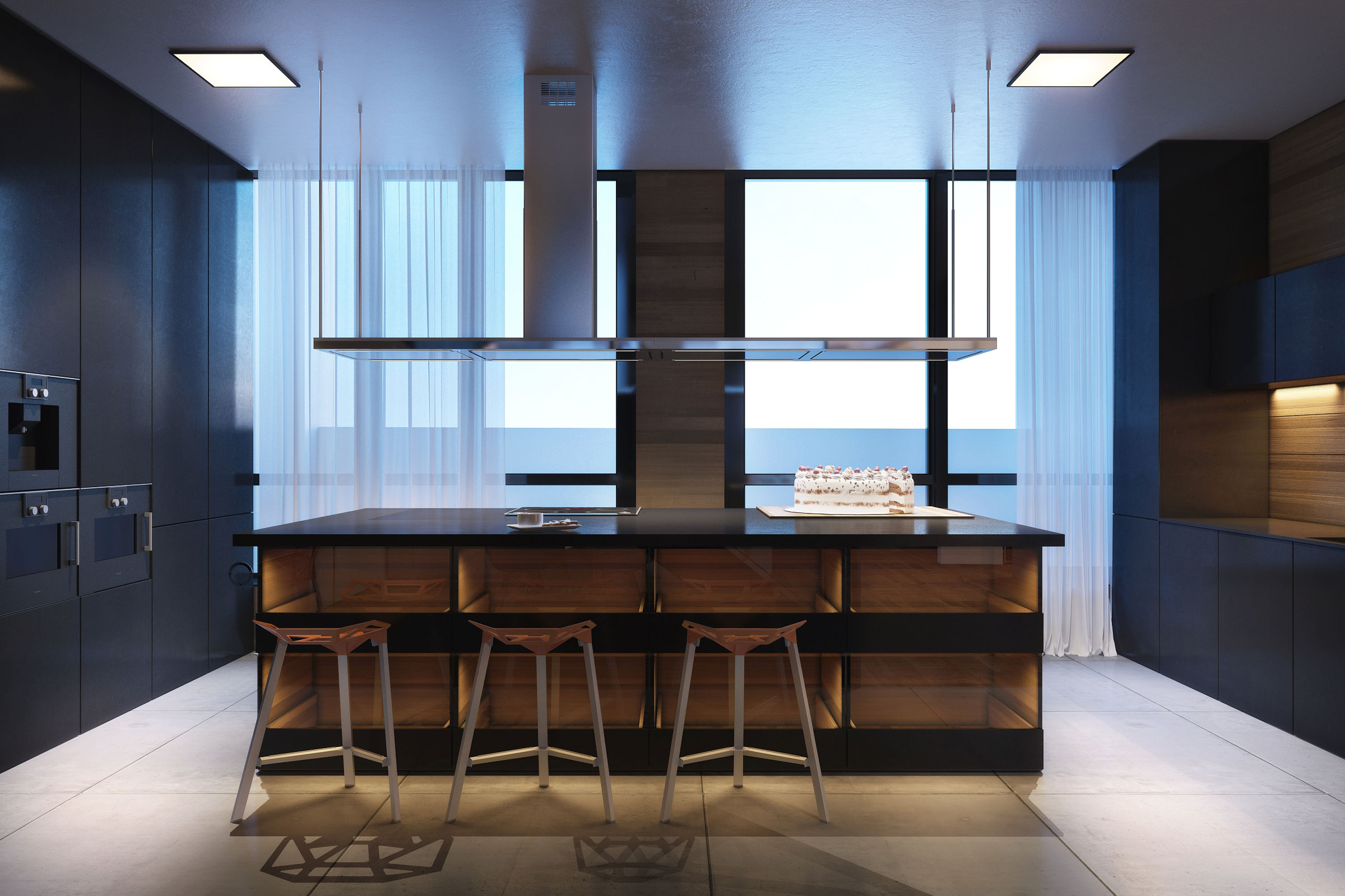 An Elegant and Stylish Modern Apartment for the Classy Homeowner in Kiev by Igor Sirotov Architect (7)