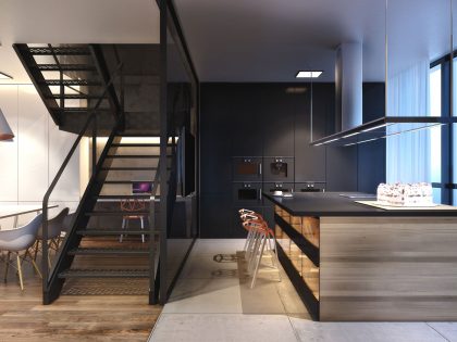 An Elegant and Stylish Modern Apartment for the Classy Homeowner in Kiev by Igor Sirotov Architect (8)