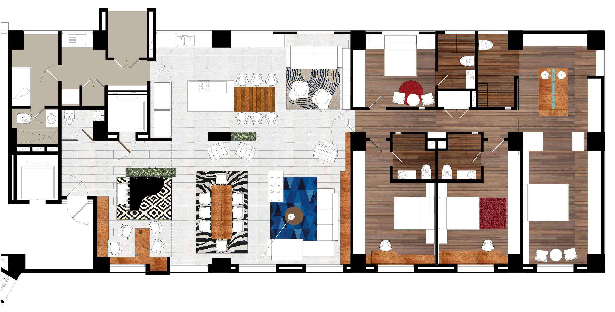 An Elegant and Vibrant Apartment for a Family of Four in Maracaibo, Venezuela by NMD|NOMADAS (20)