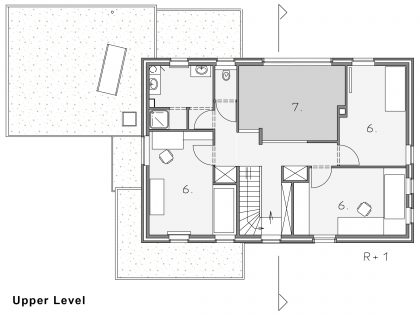 An Energy-Efficient Contemporary Home with Comfortable Interior Flow in Feluy, Belgium by Bureau 2G (16)