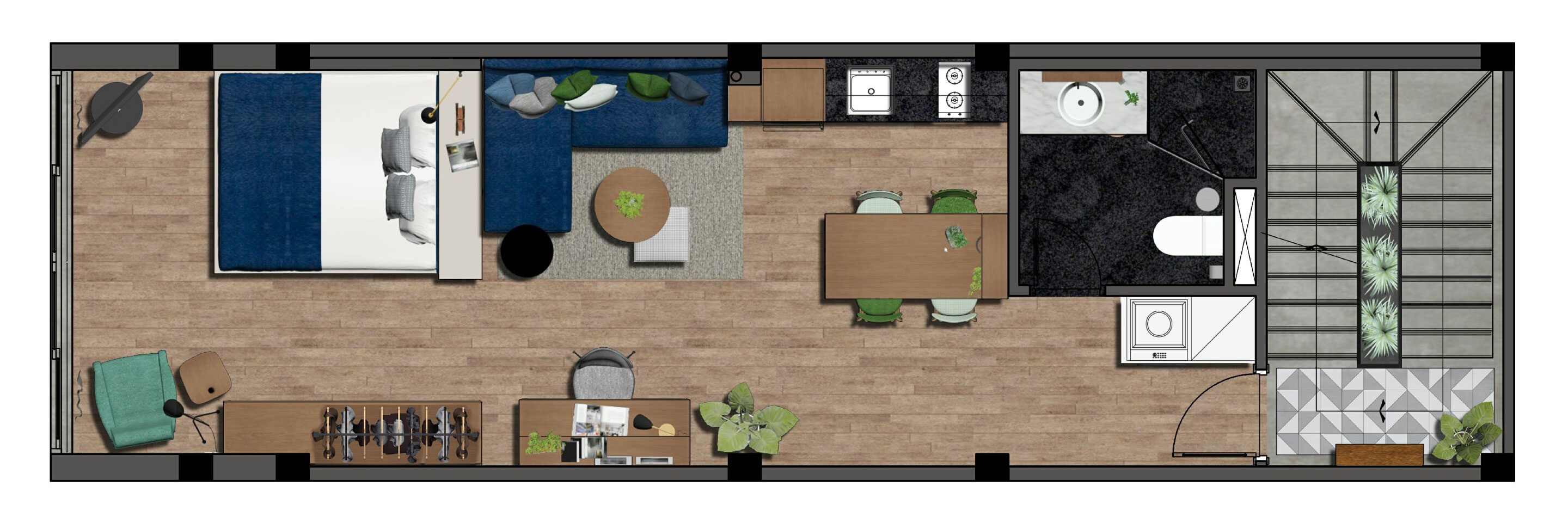An Exquisite Contemporary Home with Beautiful and Strong Character in Ho Chi Minh City by GEMA (30)