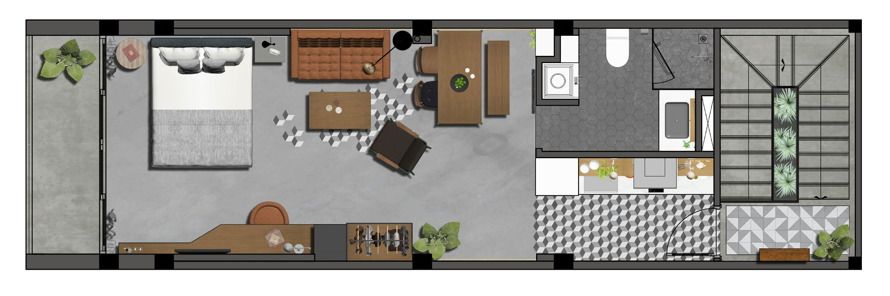 An Exquisite Contemporary Home with Beautiful and Strong Character in Ho Chi Minh City by GEMA (31)