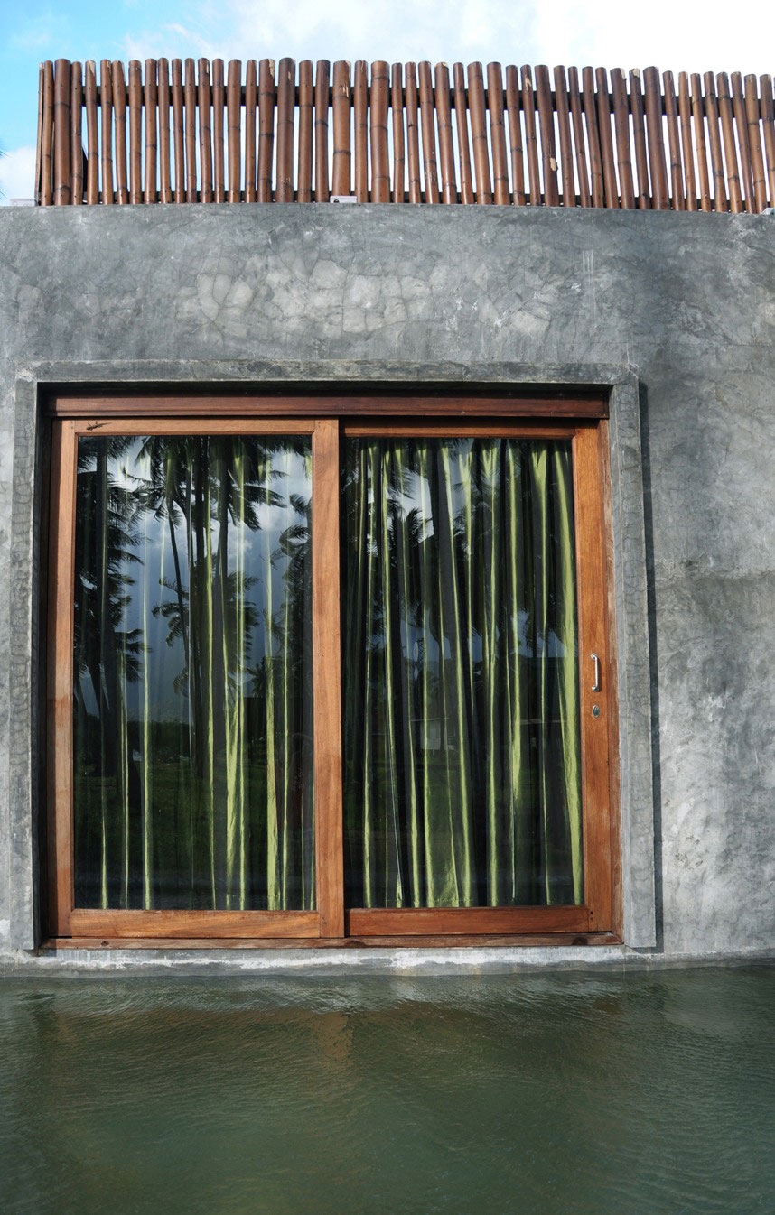 An Exquisite House with Modern Concrete Flat Roof and Wood Elements in Ko Samui, Thailand by NPDA Studio (5)