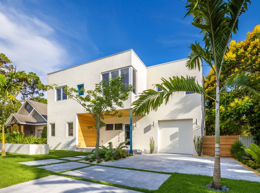 An Exquisite and Bright Contemporary Home in Sarasota by Traction Architecture (1)