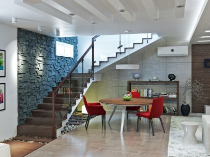 An Extraordinary Modern Villa with Warm and Exquisite Interiors in Dammam, Saudi Arabia by Mokhles Mohamed (14)