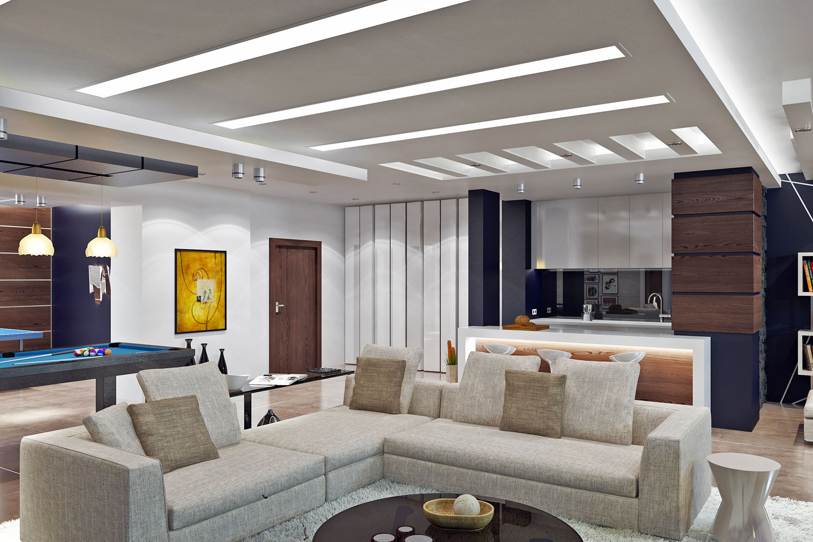 An Extraordinary Modern Villa with Warm and Exquisite Interiors in Dammam, Saudi Arabia by Mokhles Mohamed (18)