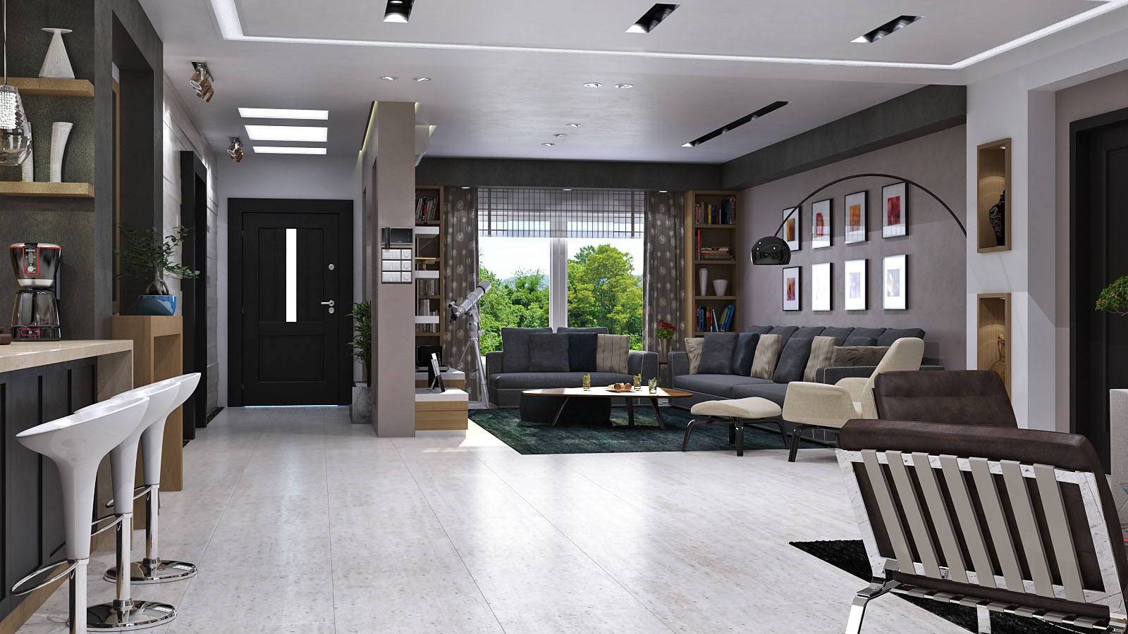 An Extraordinary Modern Villa with Warm and Exquisite Interiors in Dammam, Saudi Arabia by Mokhles Mohamed (2)