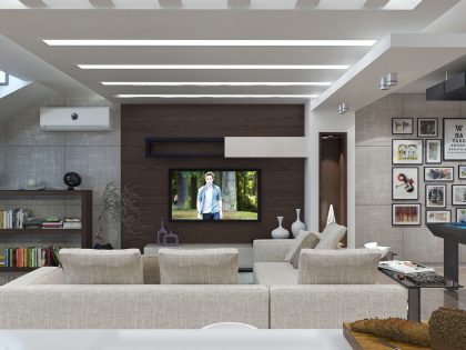 An Extraordinary Modern Villa with Warm and Exquisite Interiors in Dammam, Saudi Arabia by Mokhles Mohamed (20)