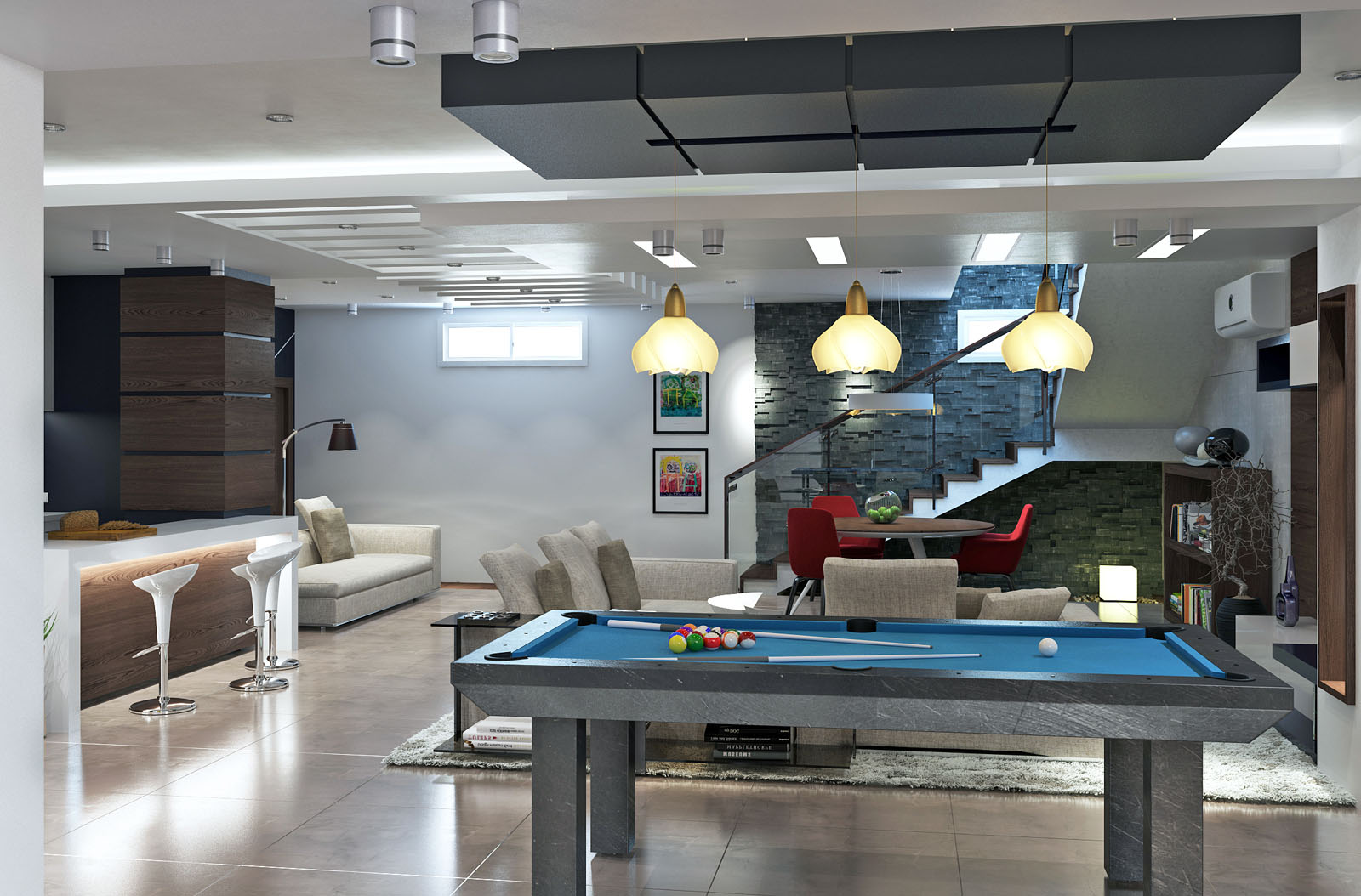 An Extraordinary Modern Villa with Warm and Exquisite Interiors in Dammam, Saudi Arabia by Mokhles Mohamed (22)