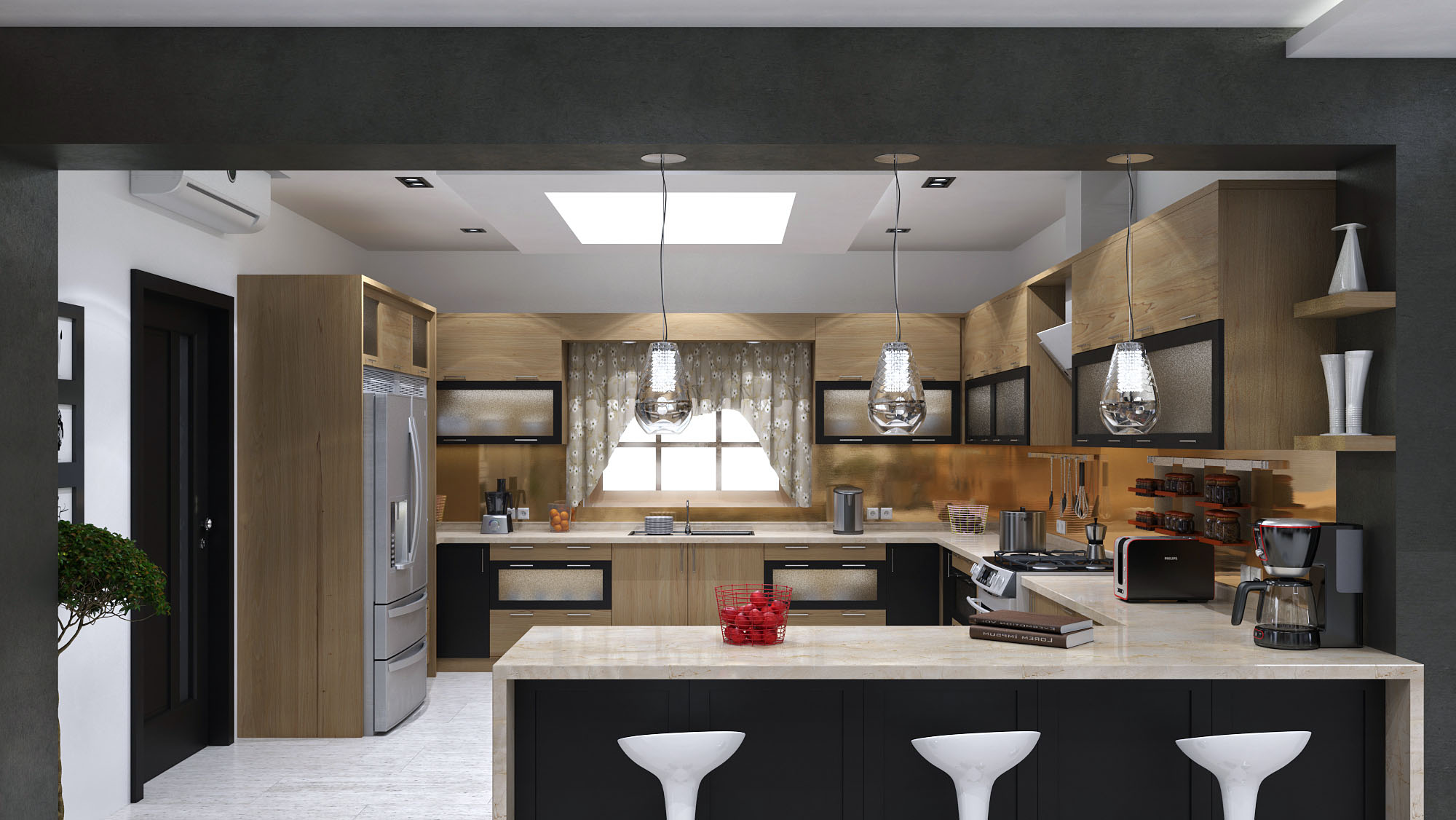 An Extraordinary Modern Villa with Warm and Exquisite Interiors in Dammam, Saudi Arabia by Mokhles Mohamed (6)