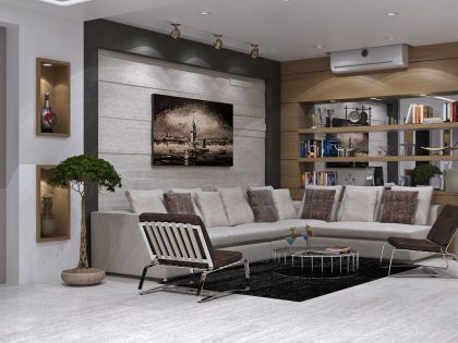 An Extraordinary Modern Villa with Warm and Exquisite Interiors in Dammam, Saudi Arabia by Mokhles Mohamed (8)