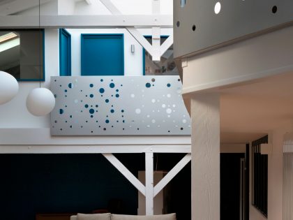 An Old Carpentry Turned into a Colorful Modern Loft with Character in Paris by Agnès et Agnès (3)