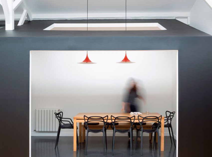 An Old Carpentry Turned into a Colorful Modern Loft with Character in Paris by Agnès et Agnès (6)