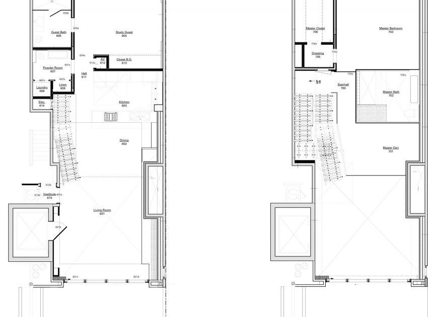 Luxury Modern Penthouse with Spaces Full of Natural Light for a Single Owner by Turett Collaborative Architects (19)