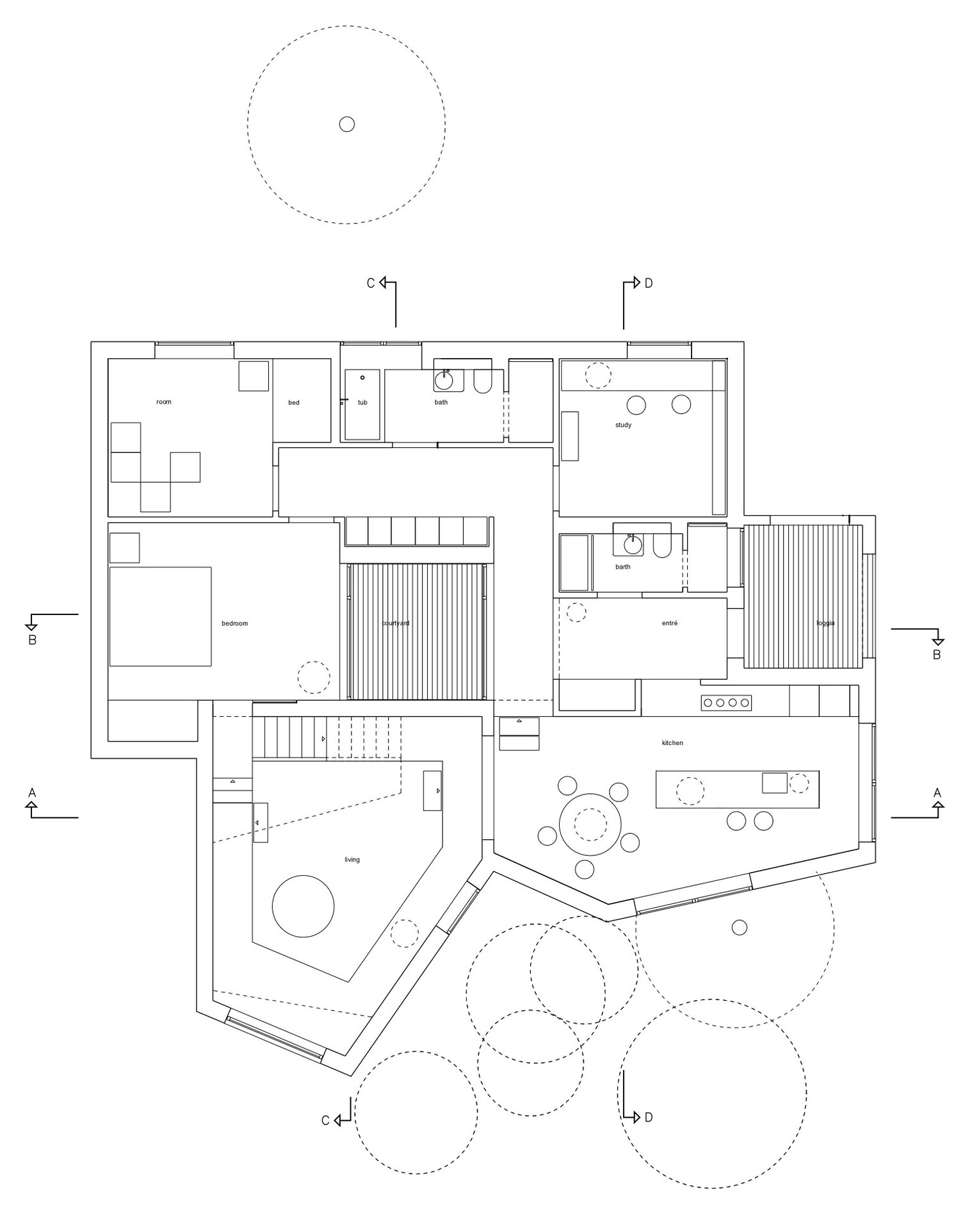 A 1940s Cottage Transformed into a Cozy and Chic Contemporary Home in Aarhus, Denmark by Friis & Moltke and Wienberg Architects (17)