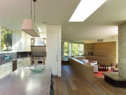 A Beautiful Contemporary Farmhouse with Luminous Interior in Massachusetts by Charles Rose Architects (17)