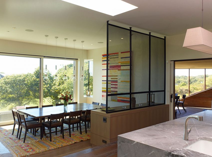 A Beautiful Contemporary Farmhouse with Luminous Interior in Massachusetts by Charles Rose Architects (18)