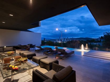 A Beautiful Modern Home with Cantilevered Volume and Floor-to-Ceiling Glass Walls in Garza Garcia by GLR Arquitectos (15)