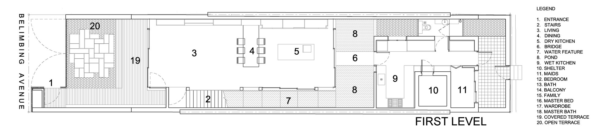 A Beautiful Modern House Made of Concrete Boxes and Timber Elements in Singapore by Hyla Architects (33)