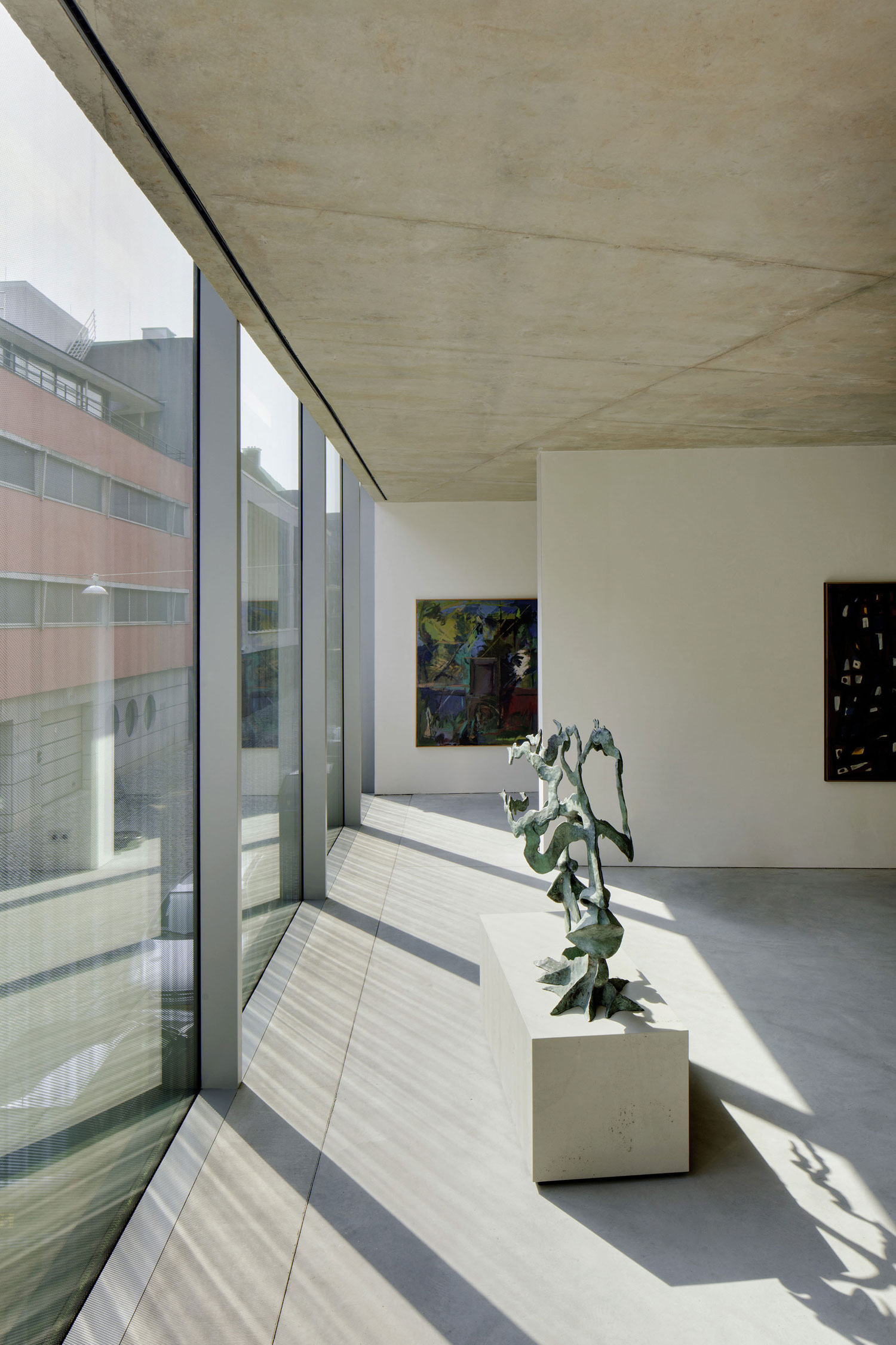 A Beautiful Modern House for a Vintage Car Collector in Maastricht, The Netherlands by Wiel Arets Architects (6)