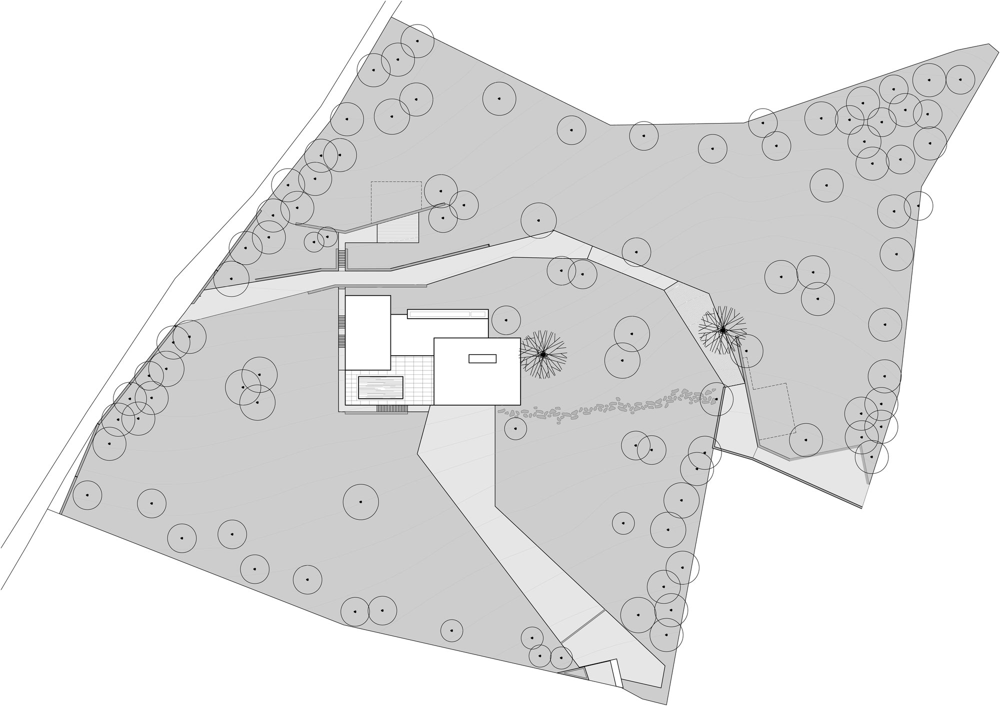 A Beautiful Modern House with Geometric White Exteriors in Děčín, Czech Republic by Studio Pha (21)