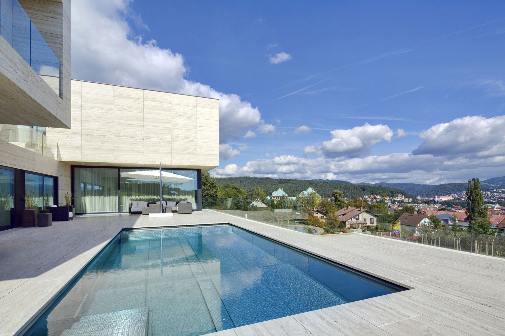 A Beautiful Modern House with Geometric White Exteriors in Děčín, Czech Republic by Studio Pha (3)