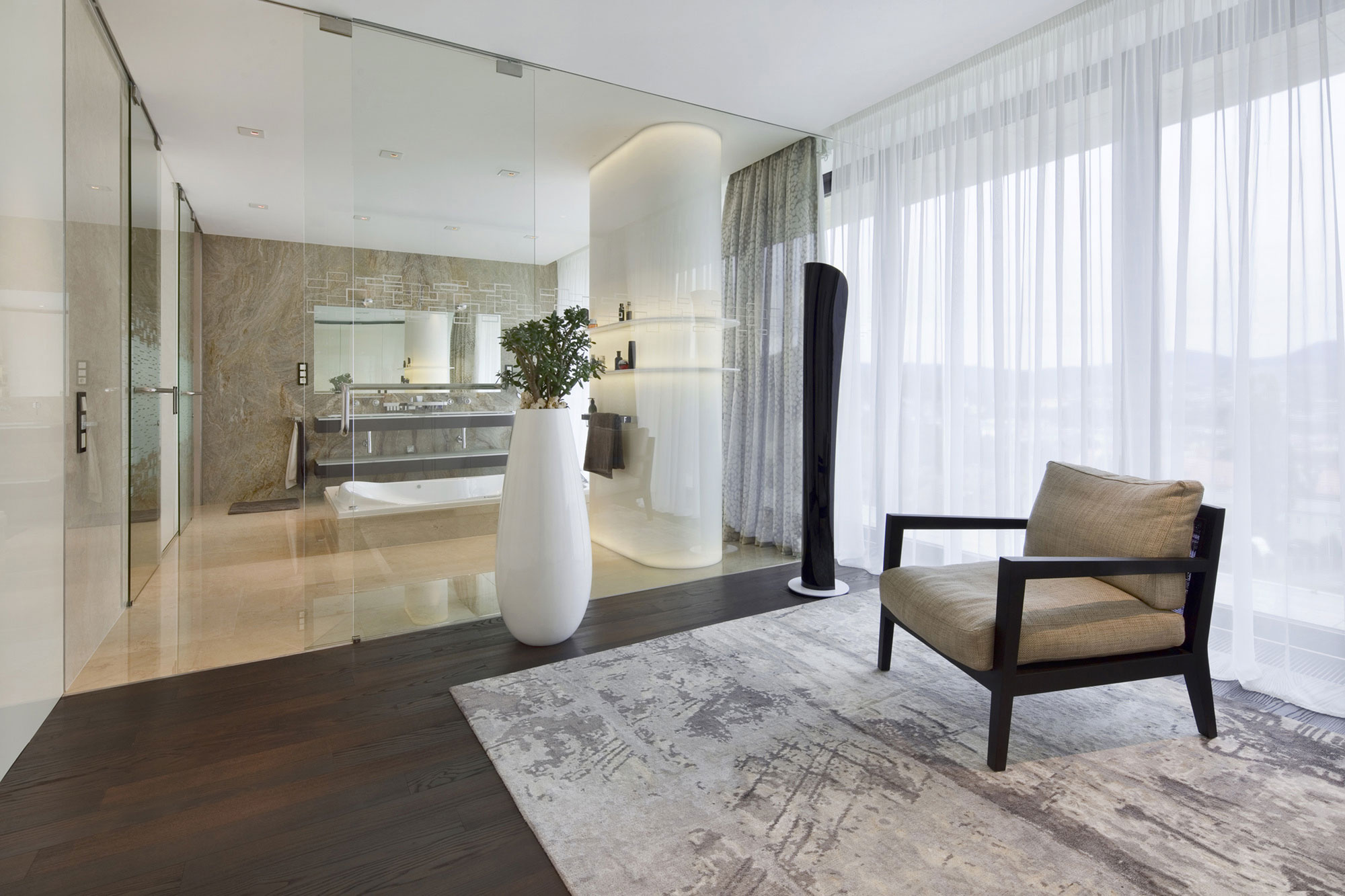 A Beautiful Modern House with Geometric White Exteriors in Děčín, Czech Republic by Studio Pha (9)