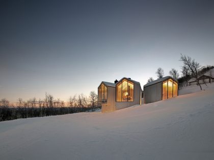 A Beautiful Mountain Home with Unique Character in Buskerud, Norway by Reiulf Ramstad Arkitekter (5)