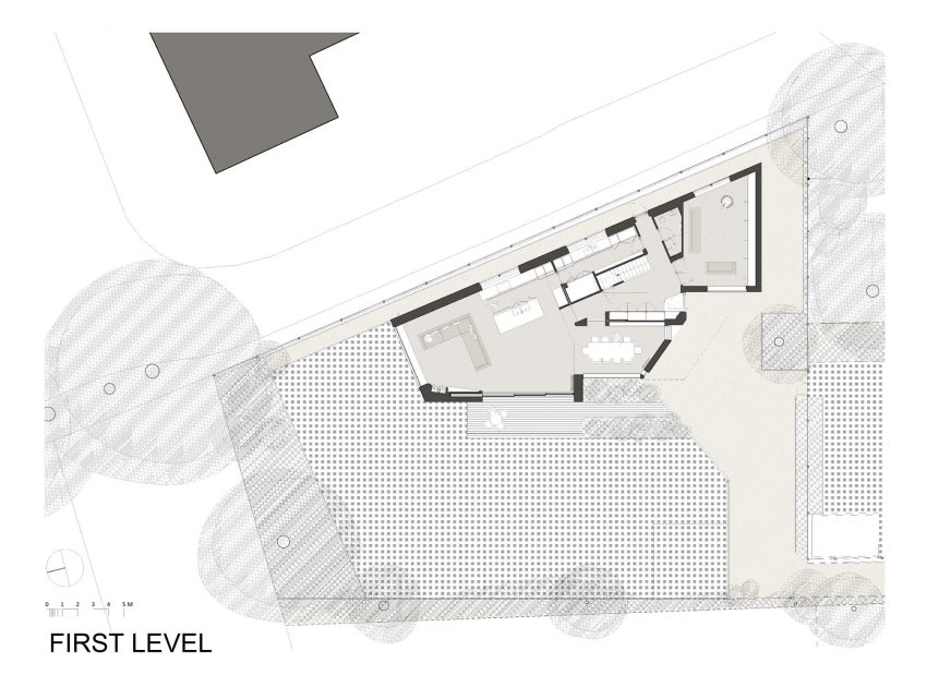 A Beautiful Multi-Faceted Modern Home for a Family of Three Generations in Surrey, England by SOUP Architects (21)