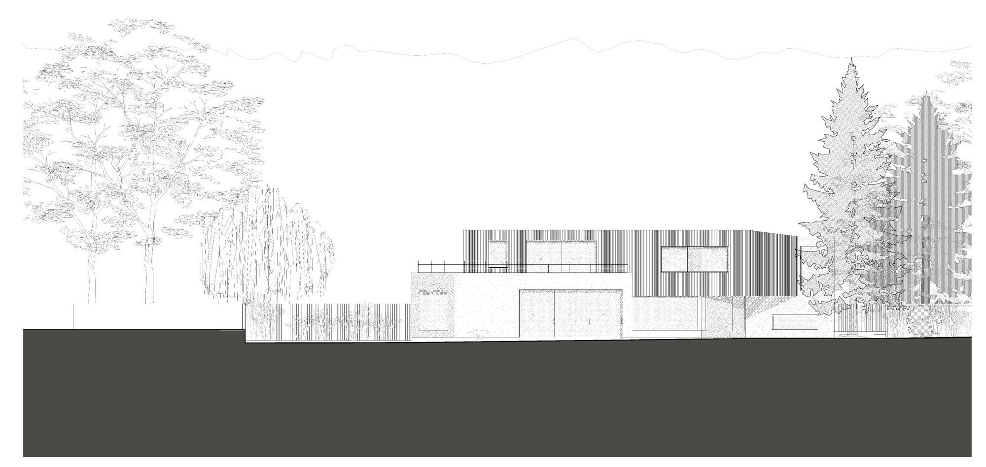 A Beautiful Multi-Faceted Modern Home for a Family of Three Generations in Surrey, England by SOUP Architects (23)