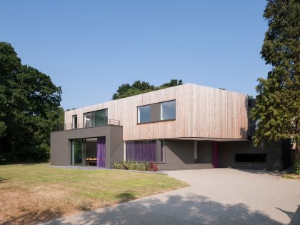 A Beautiful Multi-Faceted Modern Home for a Family of Three Generations in Surrey, England by SOUP Architects (3)