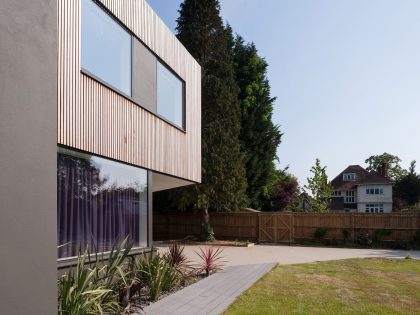 A Beautiful Multi-Faceted Modern Home for a Family of Three Generations in Surrey, England by SOUP Architects (9)