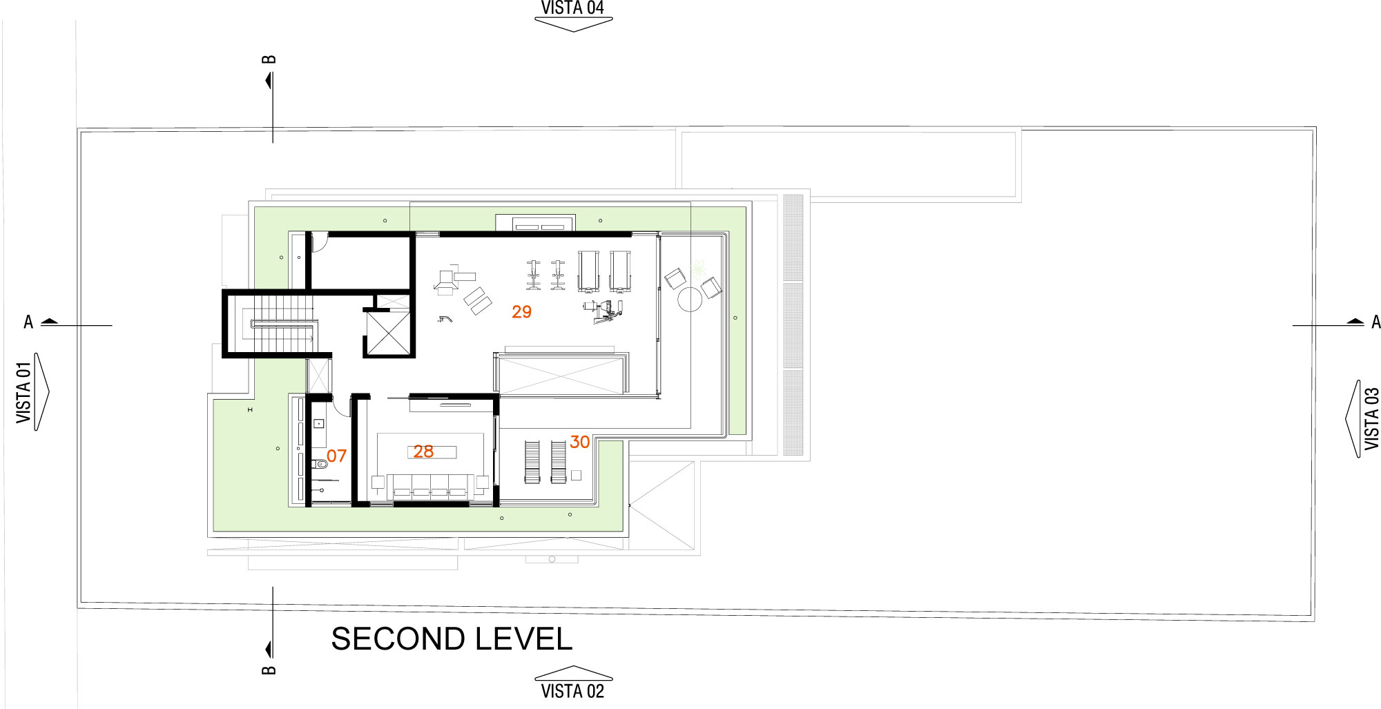 A Beautiful Rectangular House with a Mixture of Concrete and Steel Structures in São Paulo by Reinach Mendonça Arquitetos Associados (24)