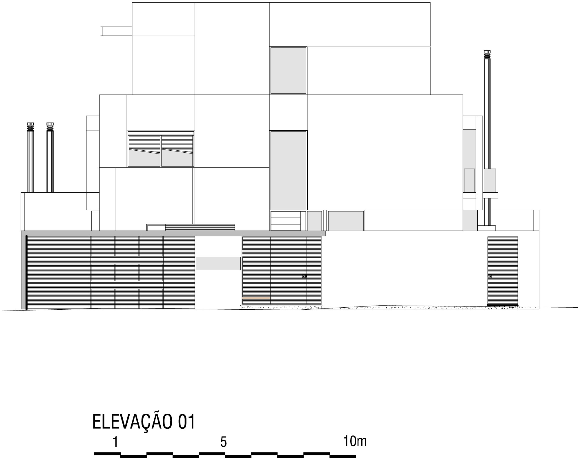 A Beautiful Rectangular House with a Mixture of Concrete and Steel Structures in São Paulo by Reinach Mendonça Arquitetos Associados (25)
