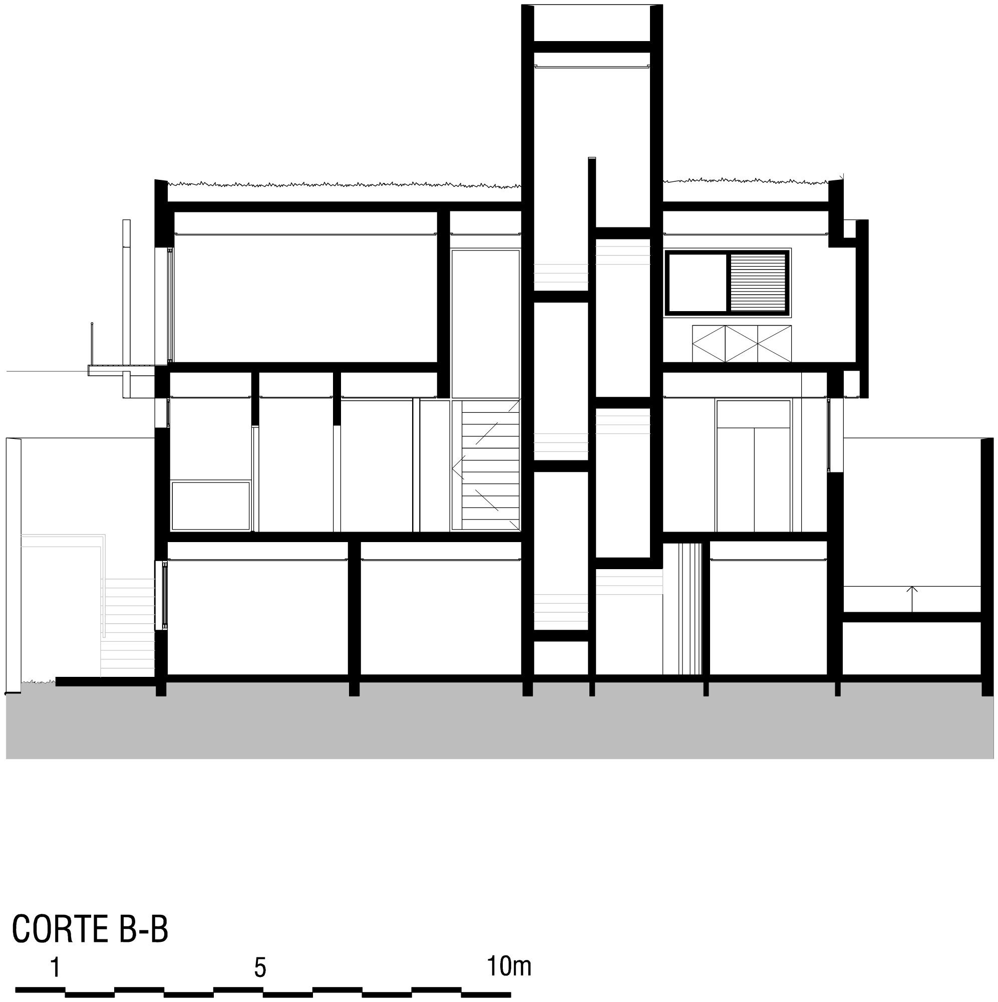 A Beautiful Rectangular House with a Mixture of Concrete and Steel Structures in São Paulo by Reinach Mendonça Arquitetos Associados (28)