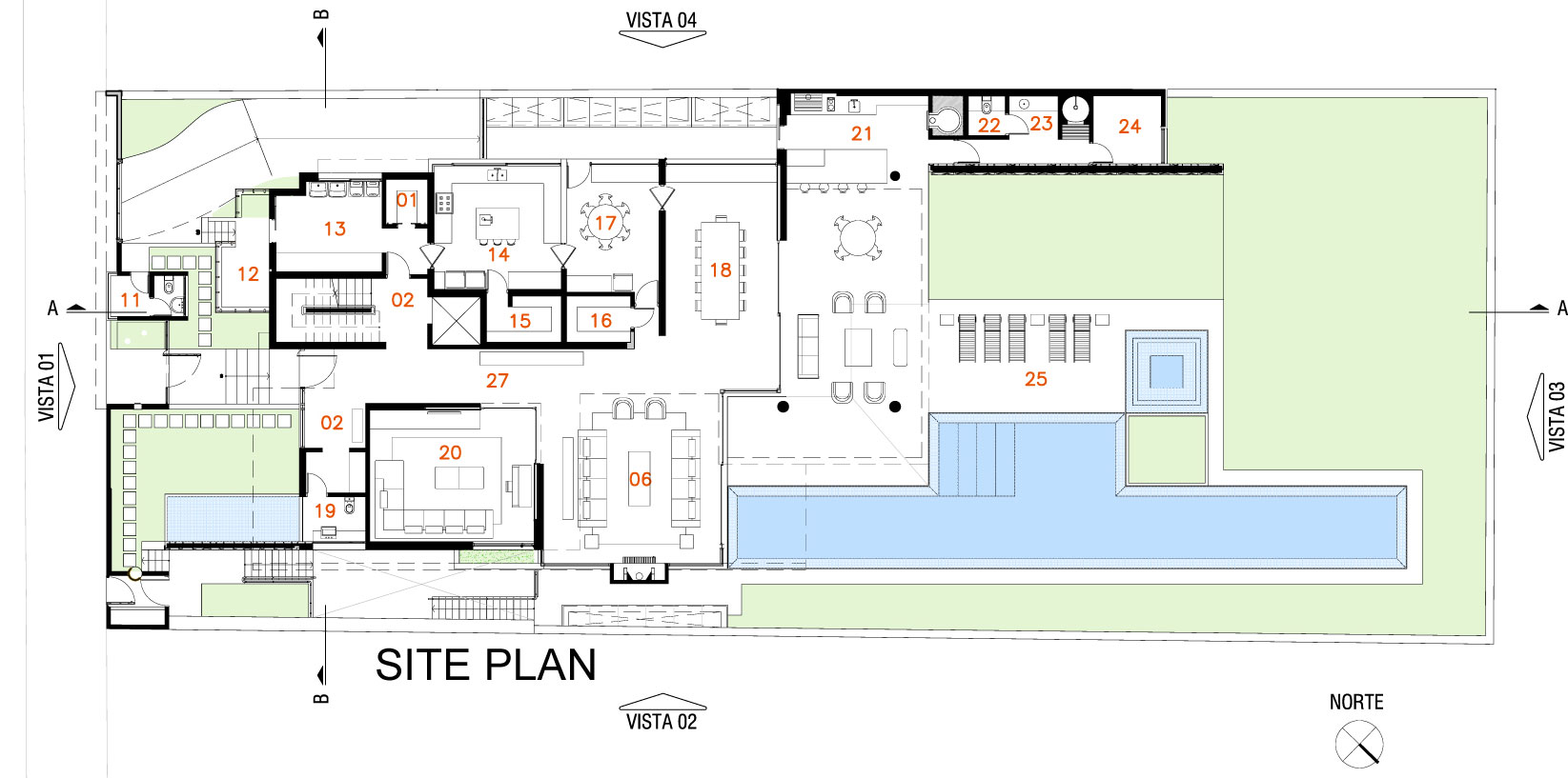 A Beautiful Rectangular House with a Mixture of Concrete and Steel Structures in São Paulo by Reinach Mendonça Arquitetos Associados (29)