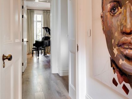 A Bright and Beautiful Family Home for Spectacular Art Collectors in London by DOSarchitects (11)