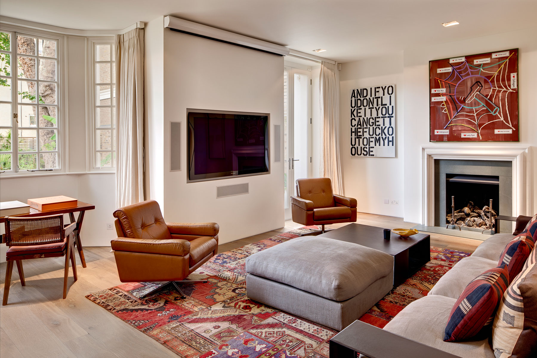 A Bright and Beautiful Family Home for Spectacular Art Collectors in London by DOSarchitects (5)