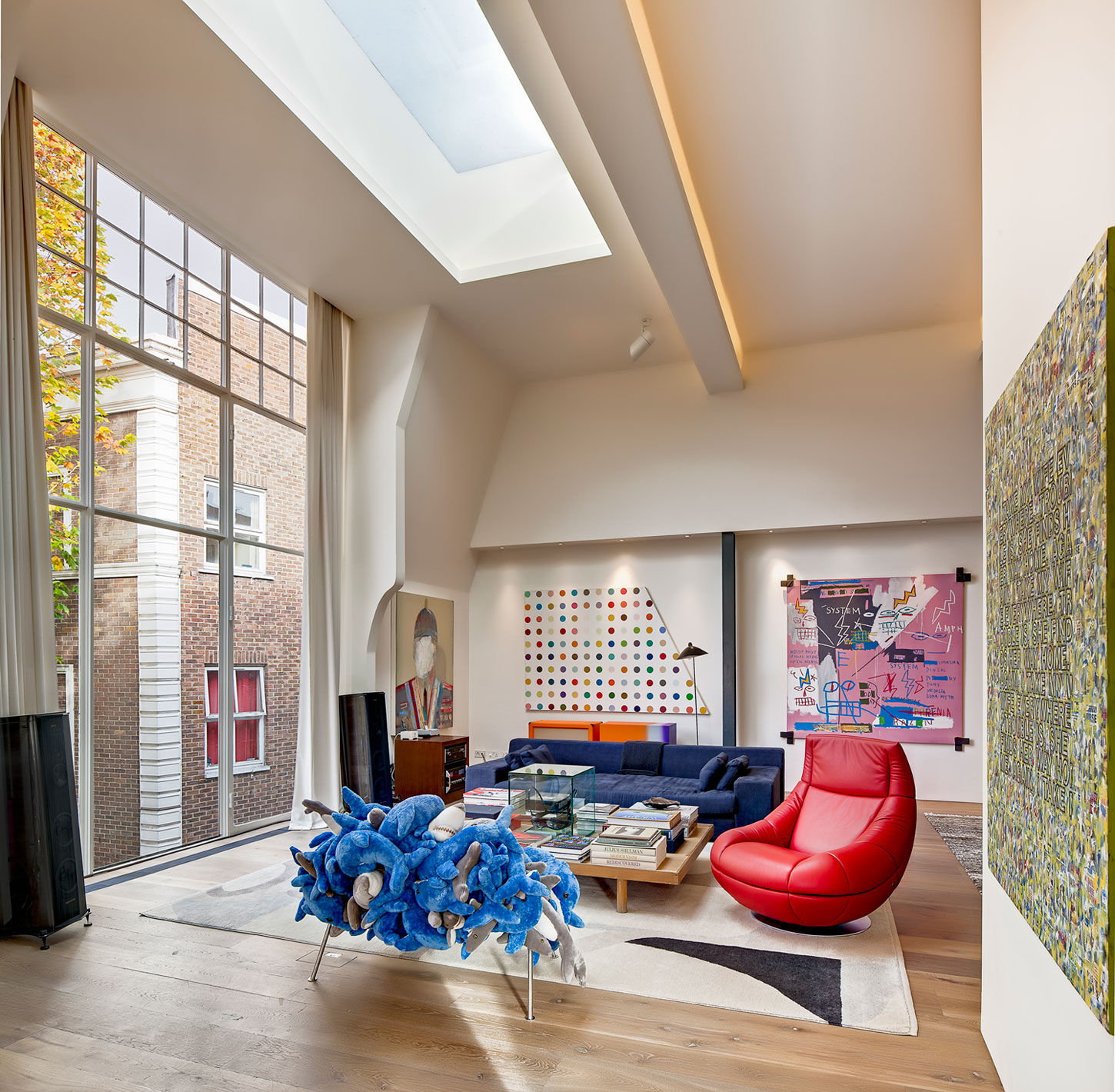 A Bright and Beautiful Family Home for Spectacular Art Collectors in London by DOSarchitects (7)
