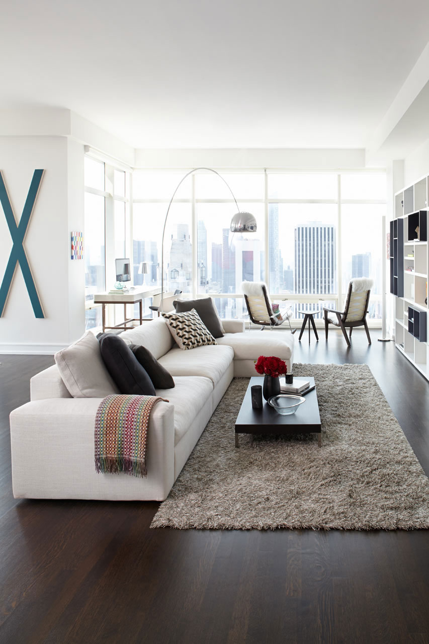 A Bright Modern Apartment Made with Elegance and Spectacular Views in New York City by Tara Benet (7)