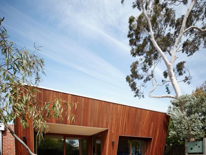 A Bright Timber-Clad Home with Vibrant and Luminous Interiors in Thornbury by Mesh Design (2)