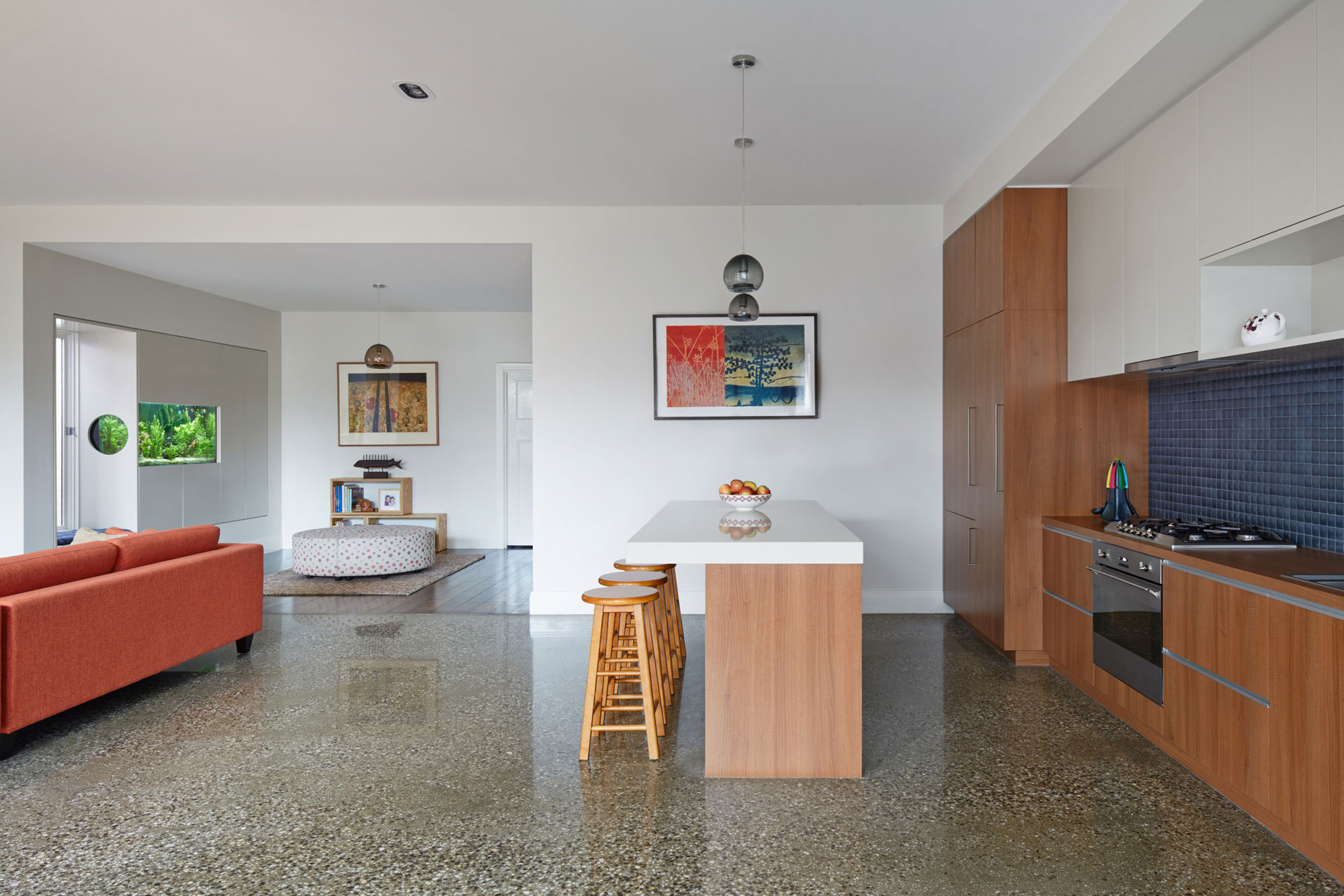 A Bright Timber-Clad Home with Vibrant and Luminous Interiors in Thornbury by Mesh Design (8)