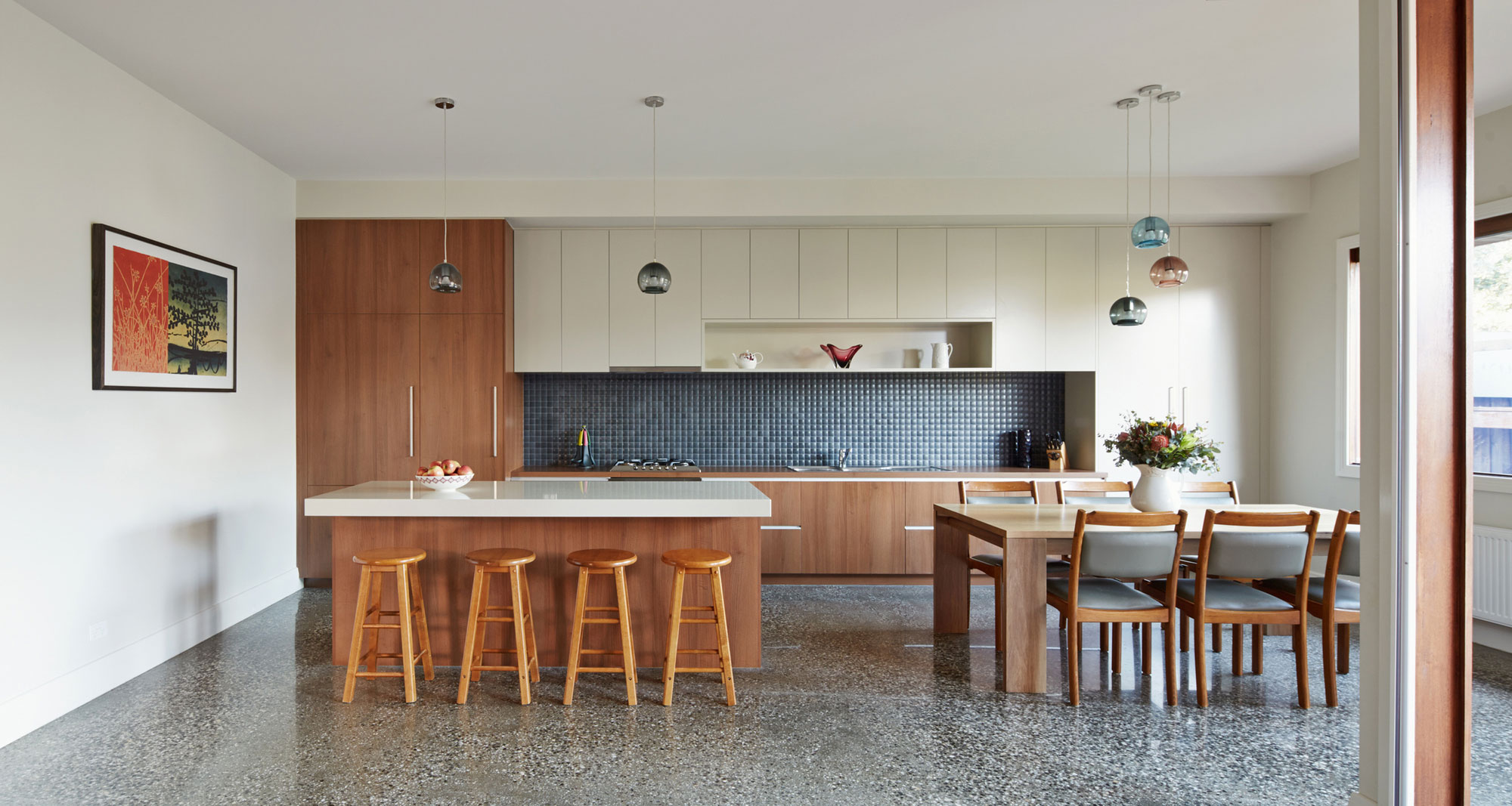 A Bright Timber-Clad Home with Vibrant and Luminous Interiors in Thornbury by Mesh Design (9)